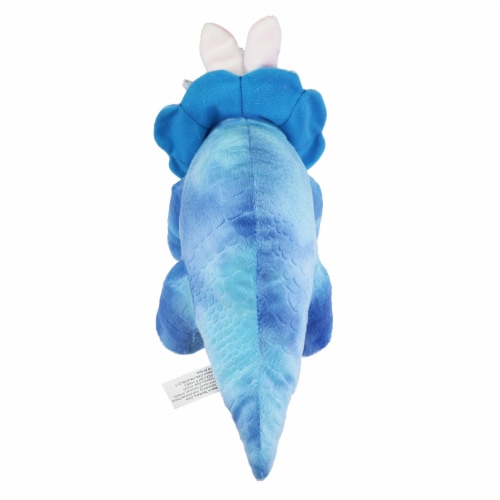 Holiday Home Dino With Bunny Ears Plush - Blue Perspective: back