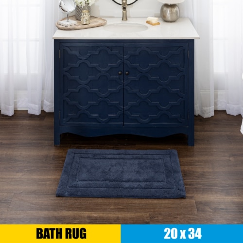 Mohawk Home Modavari Turkish Bath Rug - MOOD INDIGO Perspective: back