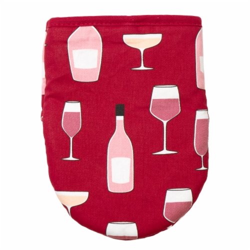Everyday Living Grabber Oven Mitt - Wine Perspective: back