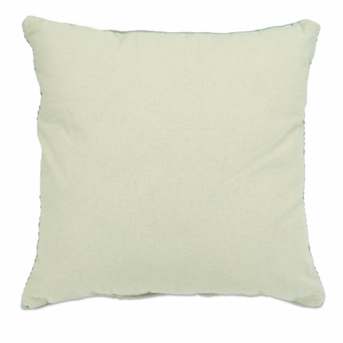 HD Designs Woven Stripe Decor Pillow - Blue Perspective: back