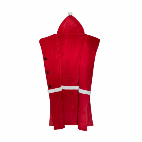 Holiday Home Hooded Throw - Santa Perspective: back