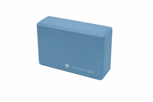 Trajectory Yoga Block - Coronet Blue Perspective: back