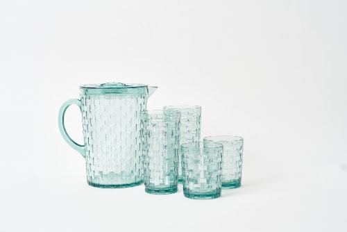 SDS for HD Designs Woven Pitcher - Blue Perspective: back