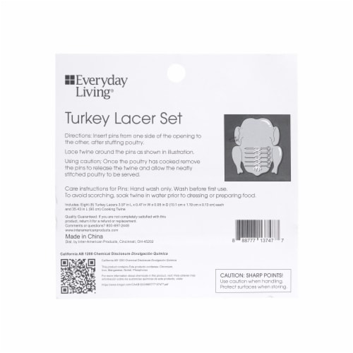 Everyday Living® Turkey Lacer Set Perspective: back