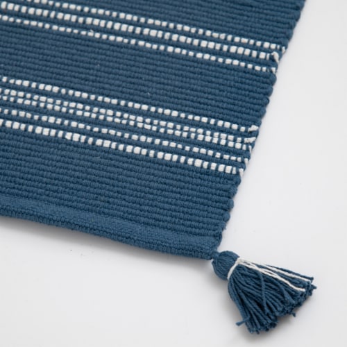 SDS for HD Designs Cotton Bath Mat with Fringe Perspective: back