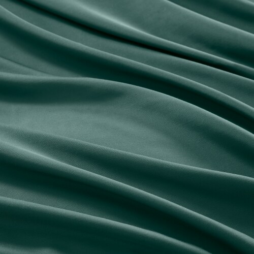 Modavari Home Bamboo Sheet Set - Teal Perspective: back