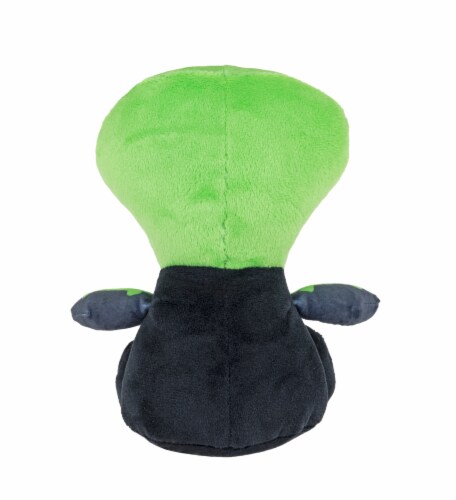 Holiday Home Halloween Day of the Dead Green Skeleton Plush Perspective: back