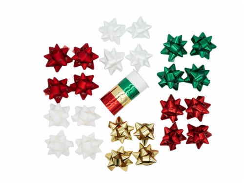 Holiday Home® Gift Bows and Ribbon Value Pack - Winter Wishes Perspective: back