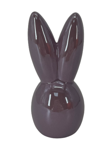 Holiday Home® Easter Iridescent Ceramic Bunny - Purple Perspective: back