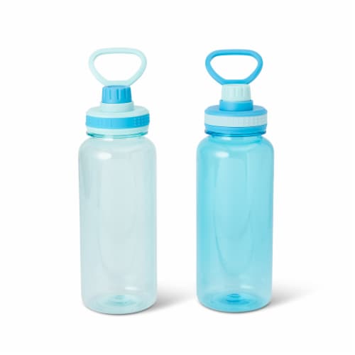 Everyday Living® Water Bottles Plastic - Blue Perspective: back