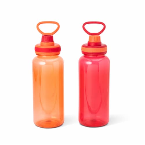 Everyday Living® Water Bottles Plastic - Coral Perspective: back