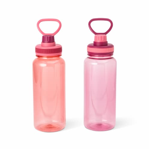 Everyday Living® Water Bottles Plastic - Pink Perspective: back