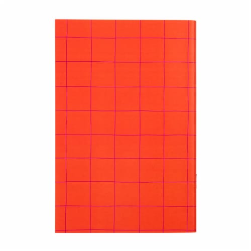 Office Works Assignment Book - Grid Pattern Perspective: back