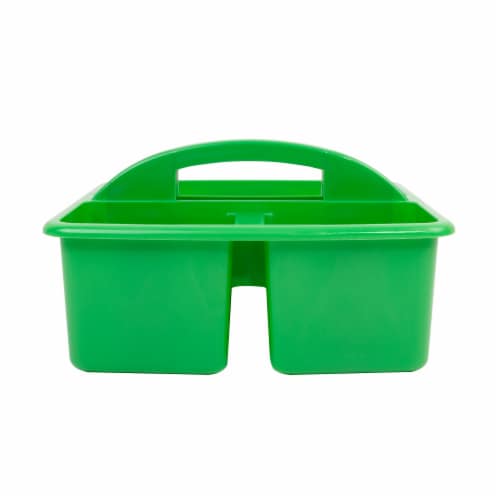 Office Works 3 Compartment Caddy - Green Perspective: back