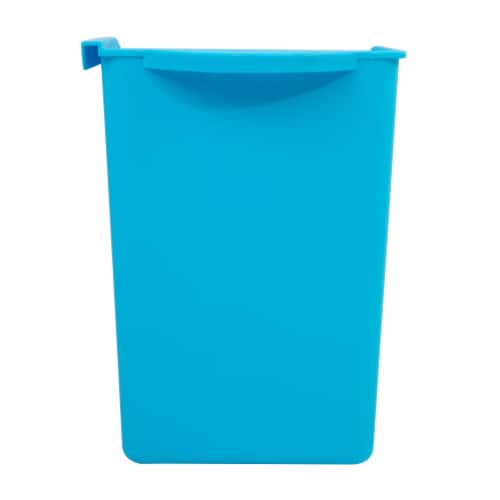 Office Works Magazine Holder - Light Blue Perspective: back