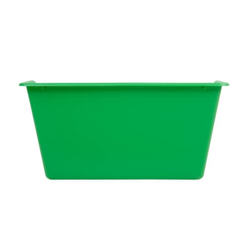 Office Works Plastic Book Bin - Green Perspective: back