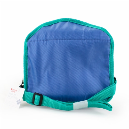 Everyday Living® Cube Lunch Bag - Blue Perspective: back