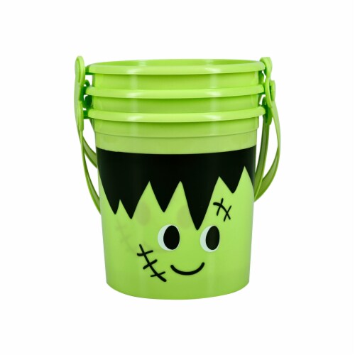 Holiday Home Frankenstein Mini Treat Buckets Perspective: back