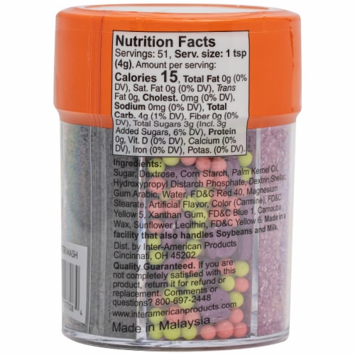 Holiday Home® 6 Cell Assorted Witches Brew Halloween Sprinkles Perspective: back