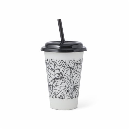 Holiday Home 6 Pack Glow In The Dark Tumblers - Webs Perspective: back