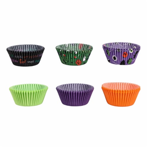 Holiday Home® Halloween Baking Cups Tube Perspective: back