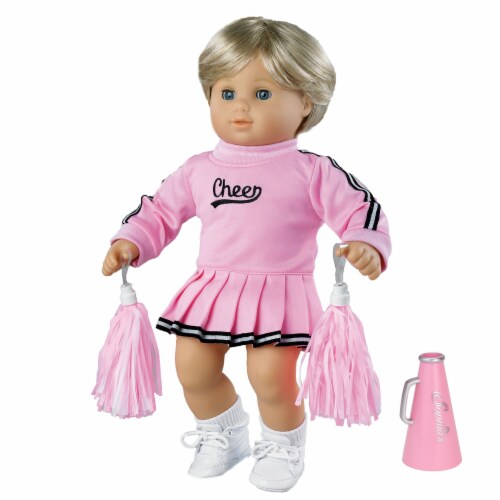 Sophia's Bitty Baby Doll Clothing Cheerleader Outfit Set for 15'' Dolls,  Pink, 1 - Harris Teeter