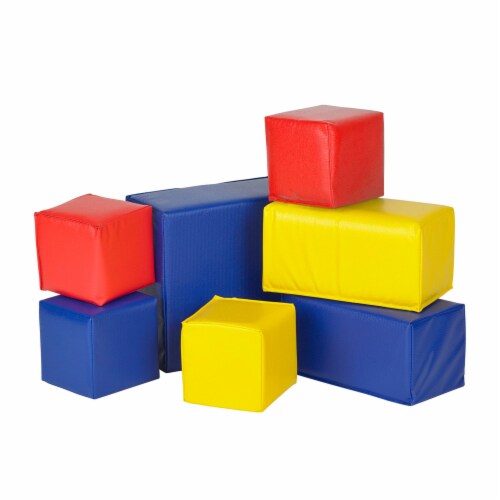 Karma Baby Bundled Kit - 7-Piece Toddler Block Set + Natural Cleaner for Toys Perspective: back