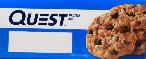 Quest® Oatmeal Chocolate Chip Protein Bars Perspective: back
