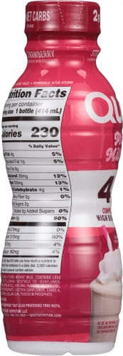 Quest™ Nutrition High Protein Strawberry Milkshake Perspective: back