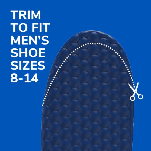 Dr. Scholl's® Float on Air® Men's Foam Insoles Perspective: back
