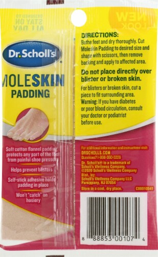 Dr. Scholl s Moleskin Padding 3 strips Fry s Food Stores