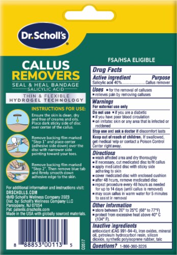 Dr scholl's callus remover duragel sales