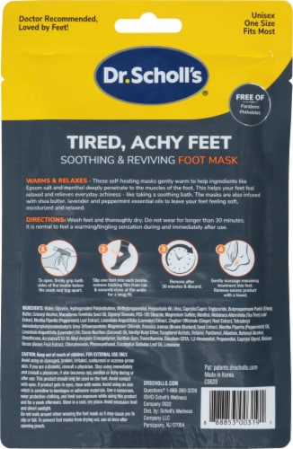 Dr. Scholl s Soothing and Reviving Foot Mask 1.49 fl oz Kroger