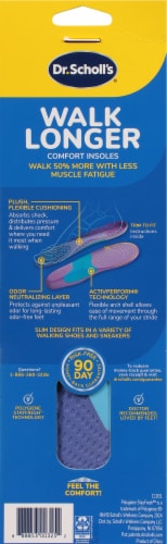 Dr. Scholl's® Comfort Walk Longer Insole Perspective: back