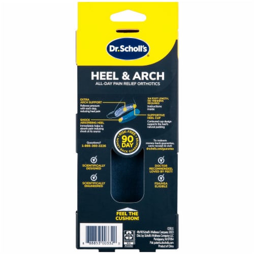 Dr. Scholl's® Men's Heel & Arch All-Day Pain Relief Orthotics Perspective: back