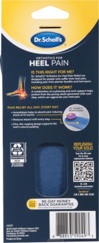 Dr. Scholl's® Men's Orthotics for Heel Pain Shock Guard® Perspective: back