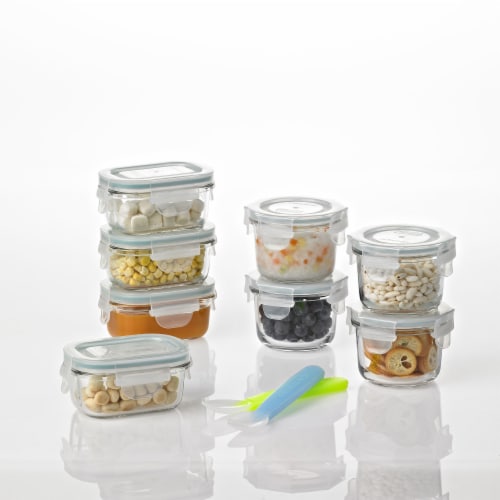 Glasslock Homemade Baby Food BPA Free Glass Storage Containers 18 Piece Set,  1 Piece - Fred Meyer