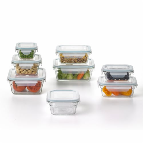 Glasslock Airtight Rectangular Glass Storage Container (5 oz)