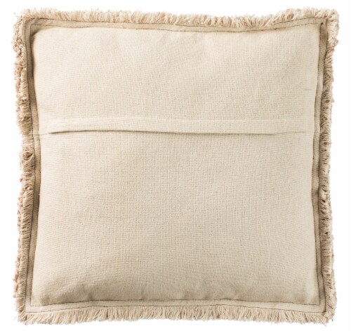 Safavieh Metallic Sponge Pillow - Golden Caramel Perspective: back