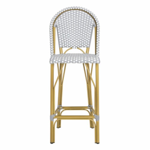 SAFAVIEH Outdoor Collection Ford Indoor French Bistro Bar Stool