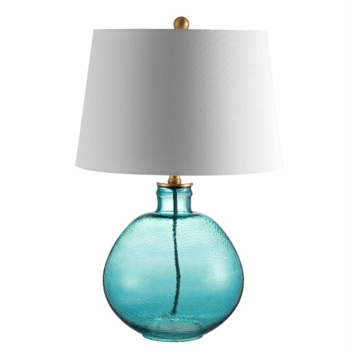 SAFAVIEH Lighting Adele Horn Table Lamp Silver / Cream Perspective: back