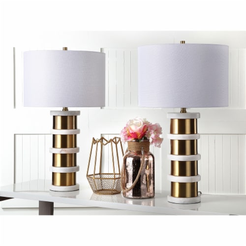 SAFAVIEH Aileen Table Lamp Brown Gold 18