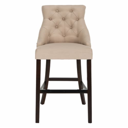 Cream leather bar stools with backs sales