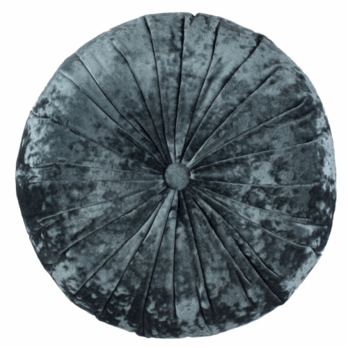 Caramia Pillow 15" x 15" in Smoke Blue Perspective: back