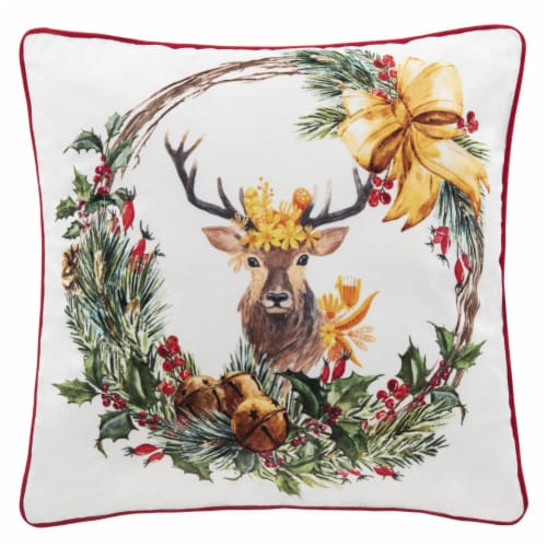 Safavieh Cranberry Square Pillow Perspective: back