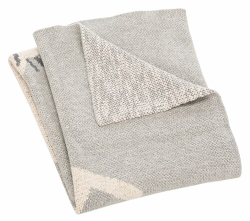Safavieh Tater Trot Baby Throw - Light Grey Perspective: back