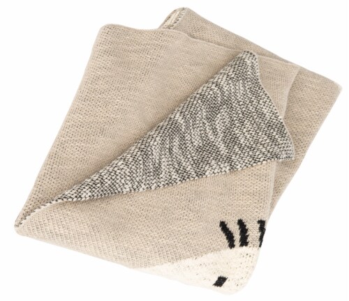 Safavieh Tater Trot Baby Throw - Grey Perspective: back