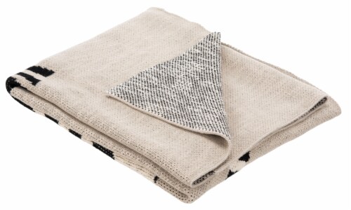 Safavieh Zazu Baby Throw - Grey Perspective: back