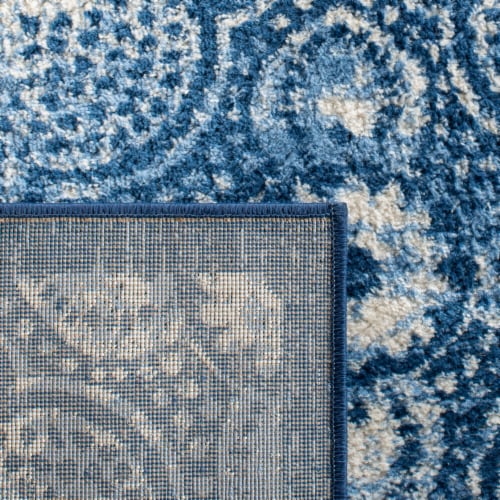 Martha Stewart Brentwood Rug - Navy / Creme Perspective: back