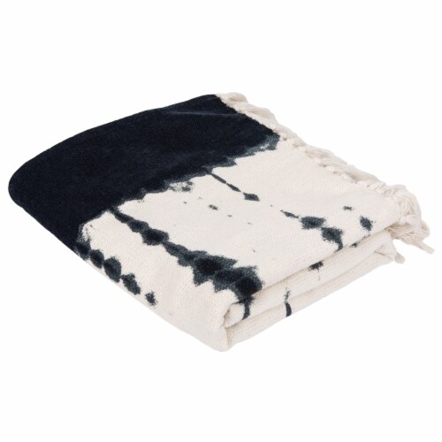 Safavieh Arya Throw Blanket - Beige Perspective: back